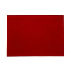 David Mellor felt table mat 45 x 33cm red