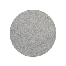 David Mellor felt round table mat 35cm Ø grey/dark grey