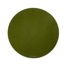 David Mellor felt round table mat 35cm Ø olive green