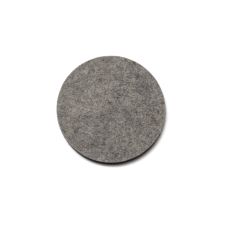 David Mellor felt coaster 10cm Ø grey/dark grey