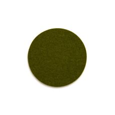 David Mellor felt coaster 10cm Ø olive green