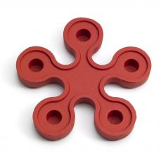 David Mellor 5 light red serpentine