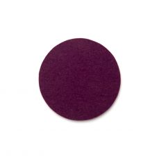David Mellor purple felt round coaster 10cm
