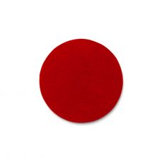 David Mellor red felt round coaster 10cm