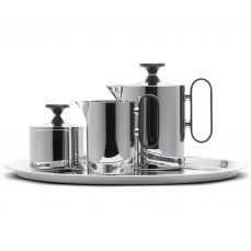 David Mellor stainless steel tea set 0.5lt, grey handle