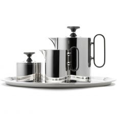 David Mellor stainless steel tea set 1lt, grey handle