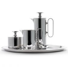 David Mellor stainless steel coffee set, 3 cup stainless handle