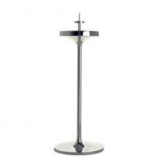 David Mellor Embassy stainless steel candlestick 30cm