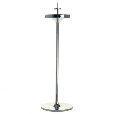 David Mellor Embassy stainless steel candlestick 40cm
