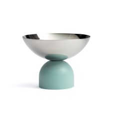 David Mellor stainless steel ice cream bowl pistachio green