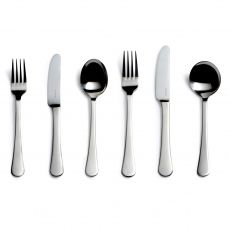 Classic six-piece cutlery place setting