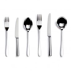 Pride silver plate six-piece cutlery place setting