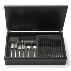 Classic 58-piece cutlery canteen oak