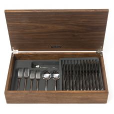 Classic 44-piece cutlery canteen walnut