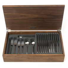 Canteen box for Embassy cutlery walnut