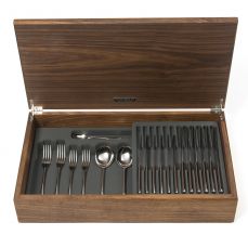 Pride 44-piece cutlery canteen walnut