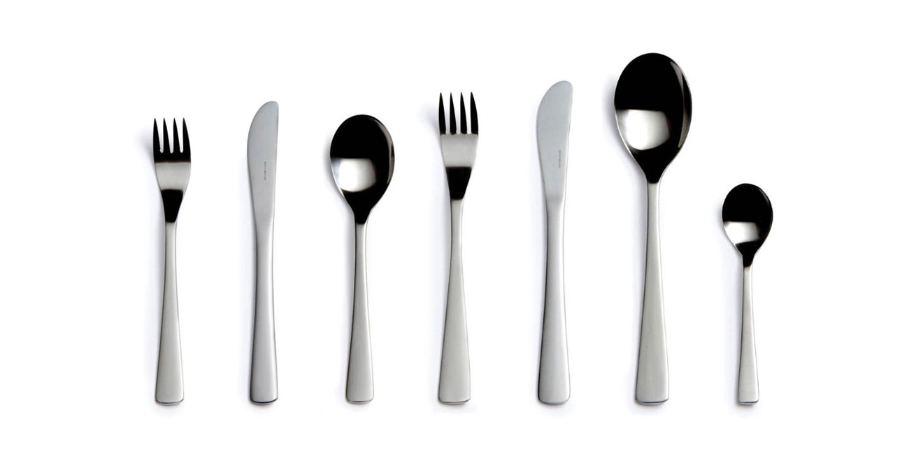 The complete Café range shown in a line.