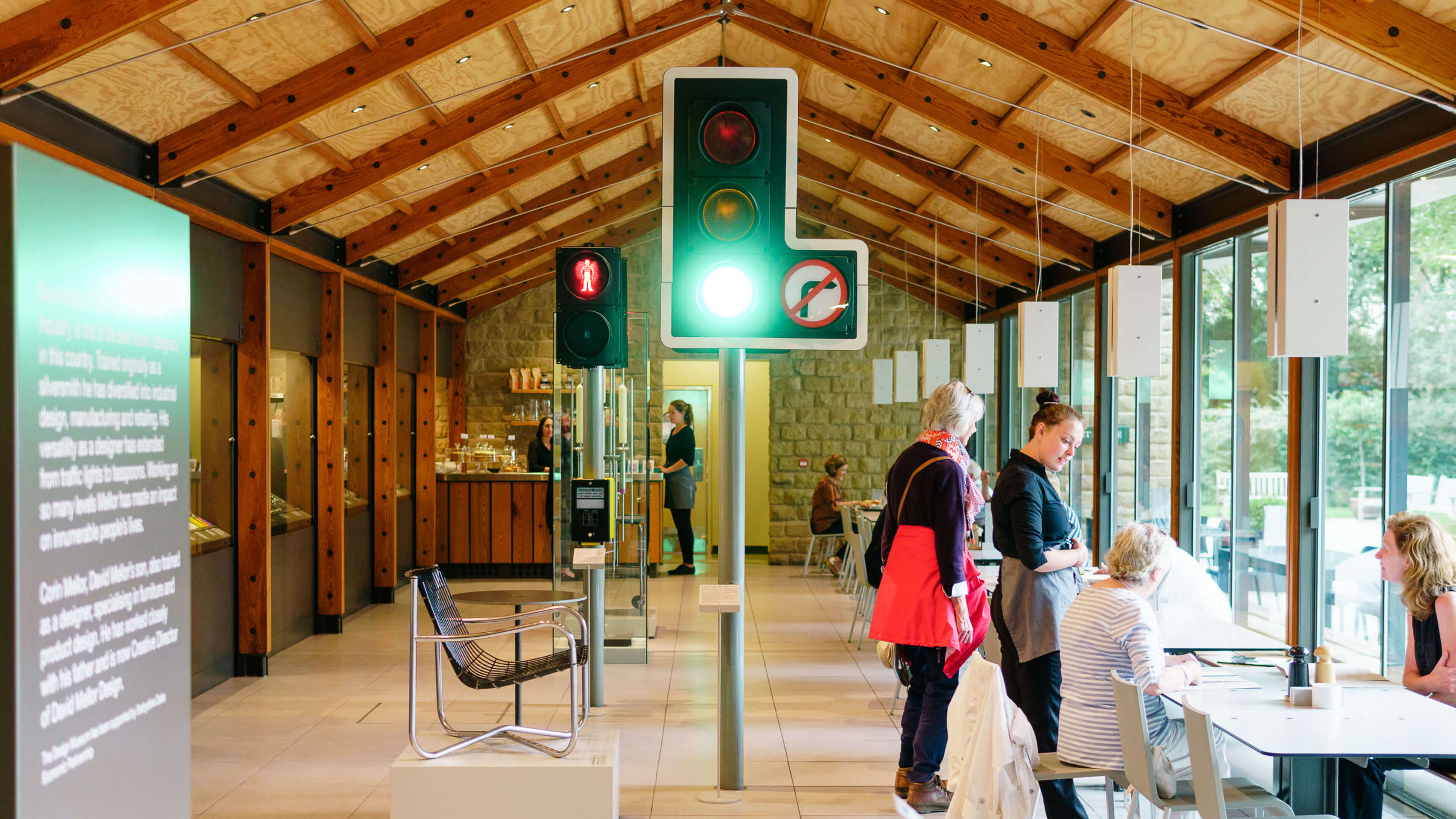 Interior of the Design Museum.