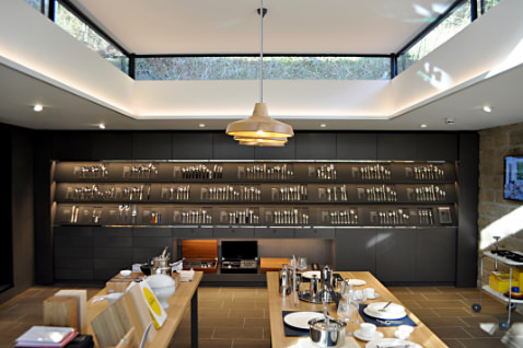 The cutlery showroom.