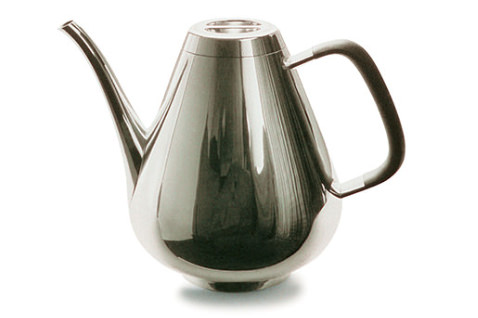 Embassy silver teapot.