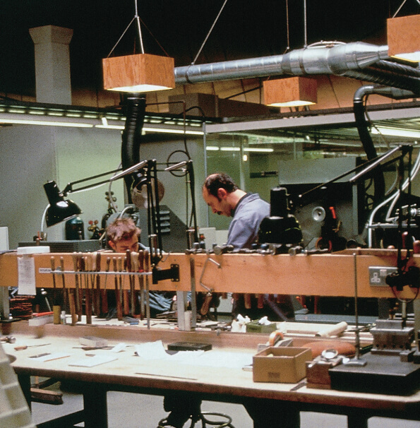 Prototype and hand tool benches.