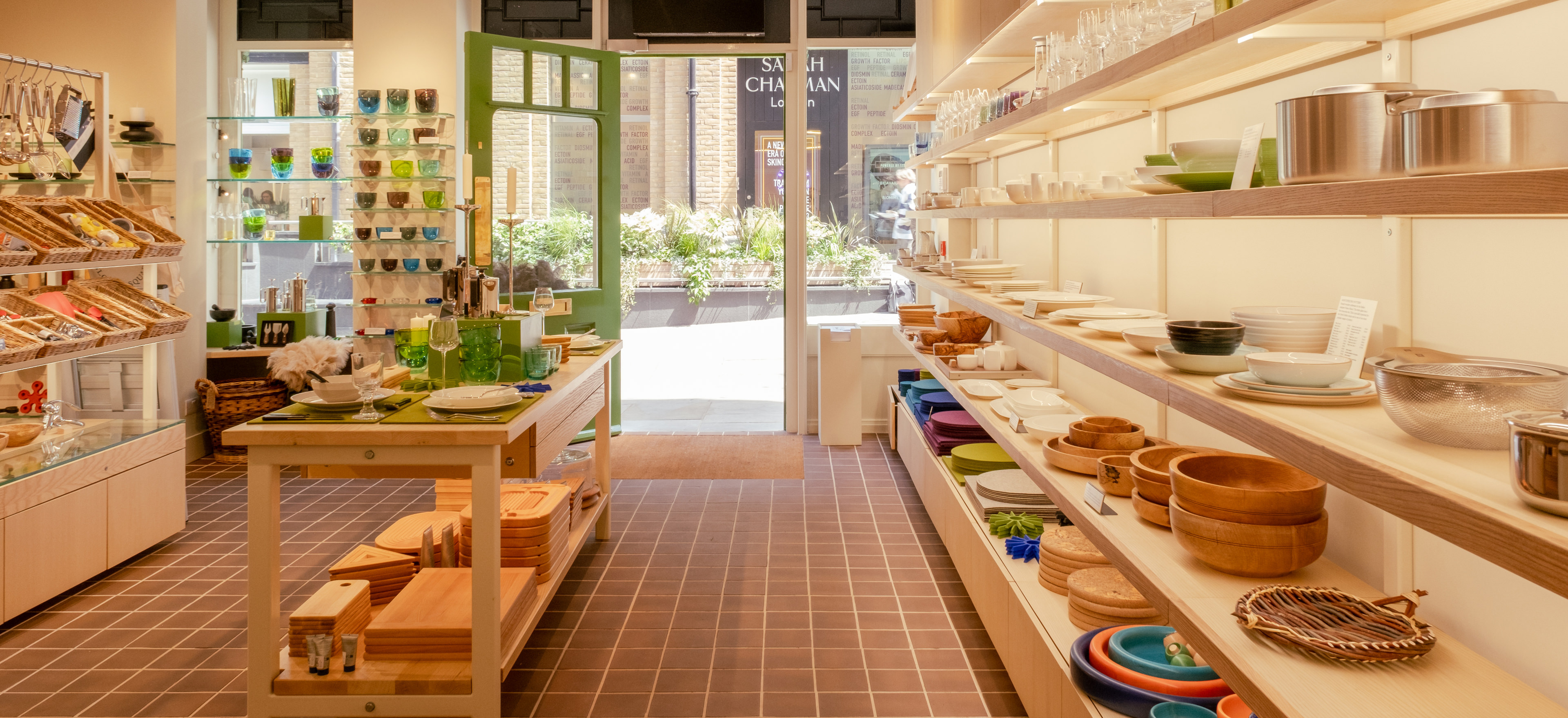 The interior of the new David Mellor Sloane Square at 190 Pavilion Road.