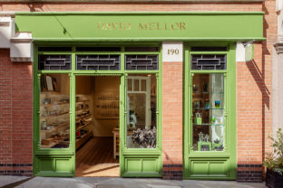The shop front at 190 Pavilion Road, London.